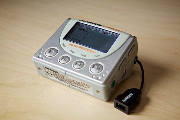 Thomson Lyra MP3 Player. An old Youtube-mp3.org companion.