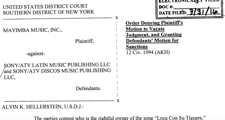 Sony Demands $750,000 After Fake Evidence Emerges In Lawsuit