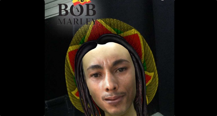 Bob Marley Disrespected With 420 Snapchat Filter