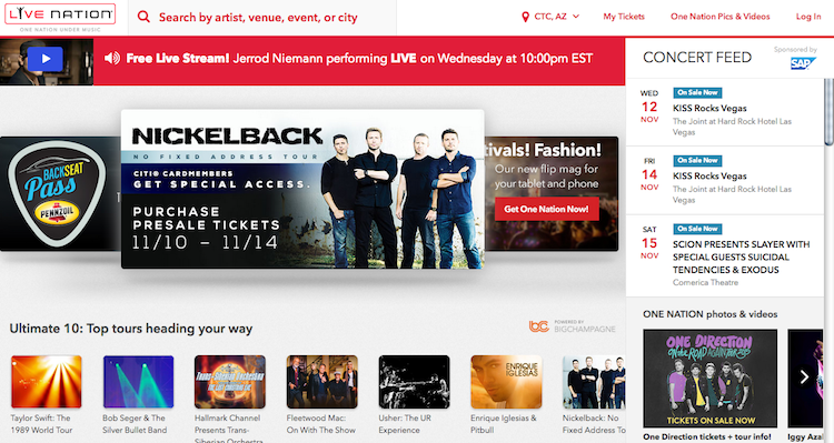 Vice + Live Nation