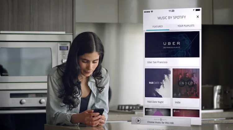 Uber Partners with Spotify...