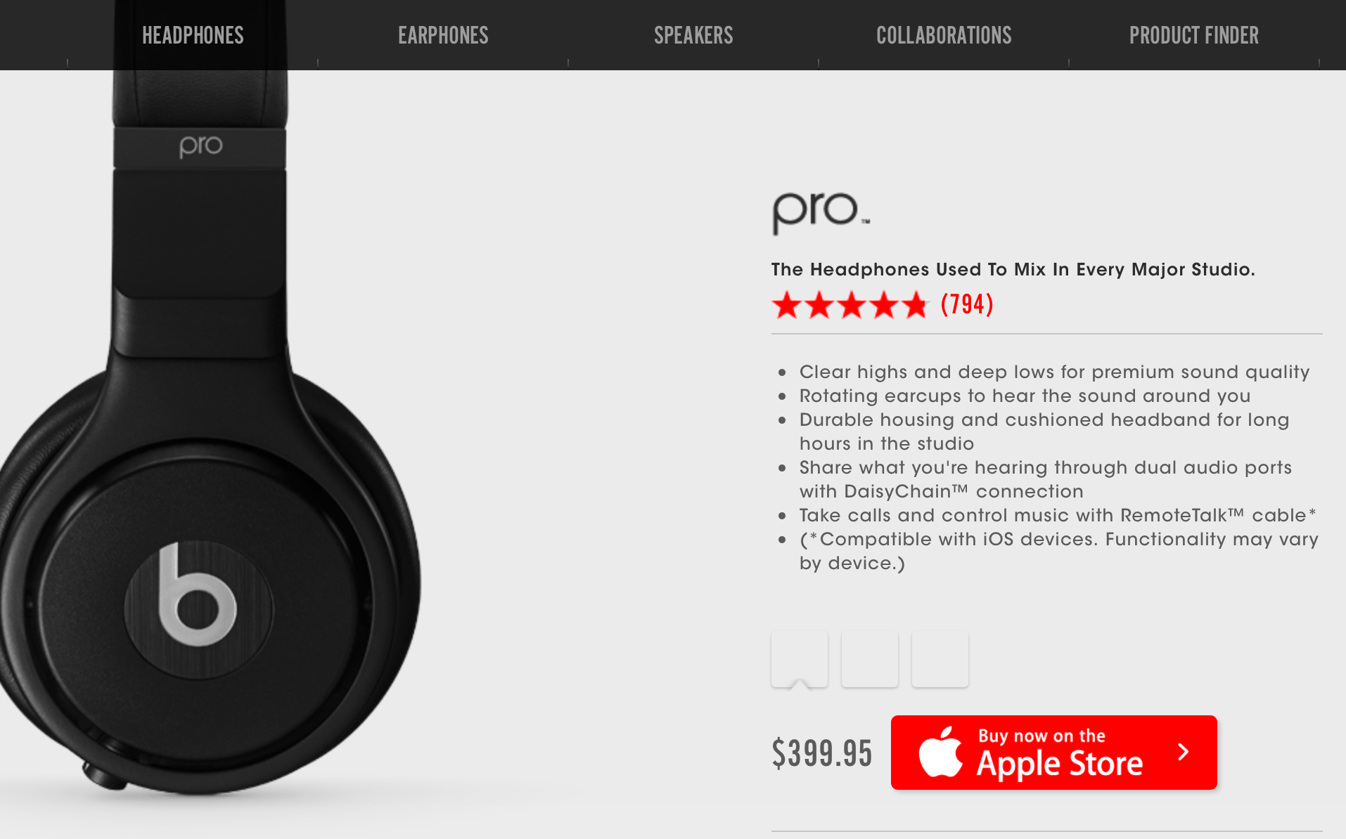 Beats best sale pro 2015