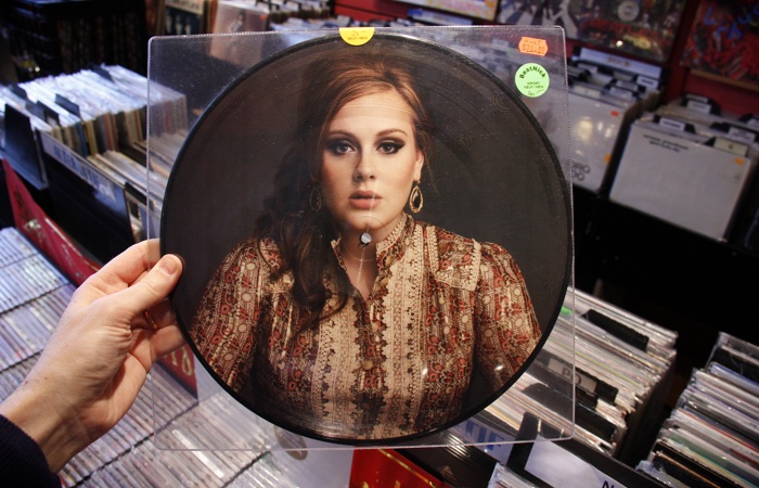 Vinyl Records Boom: Adele In a Record Store