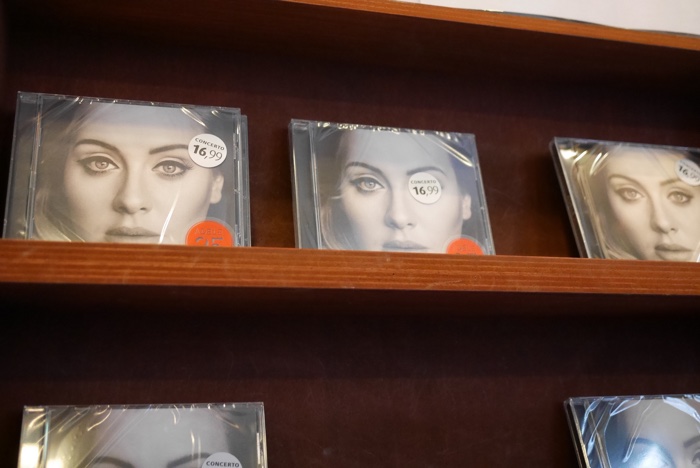 Adele 25 albums on sale in the UK.