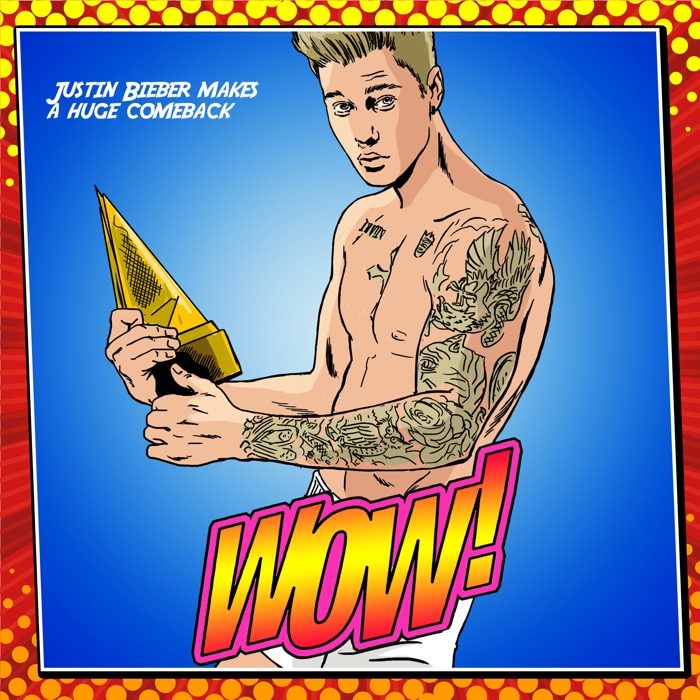 Justin Bieber redeems himself with global smash hit, 'What Do You Mean?' Every single song from his Purpose album charted in the UK Top 100, beating the record set by The Beatles.