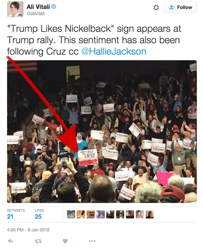 Donald Trump Likes Nickelback
