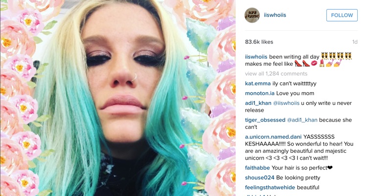 Kesha Is Finally Working On New Music