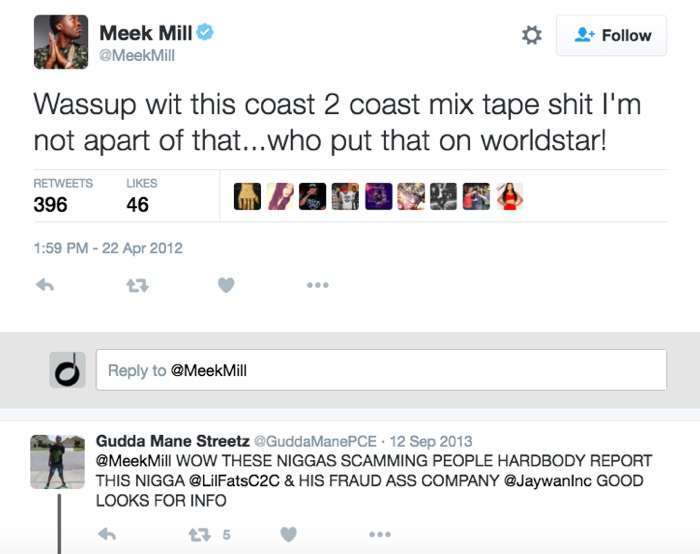 Coast 2 Coast Meek Mill Response