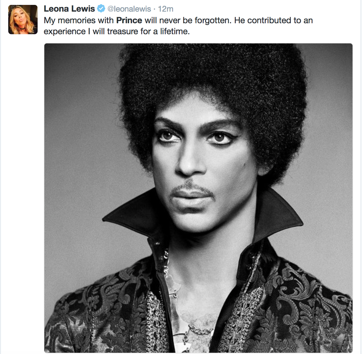 Prince Dead: Celebrity Response