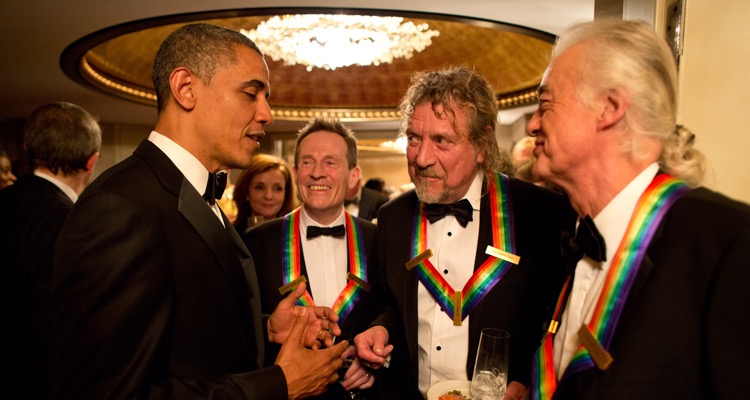 Members of Led Zeppelin Meet Obama