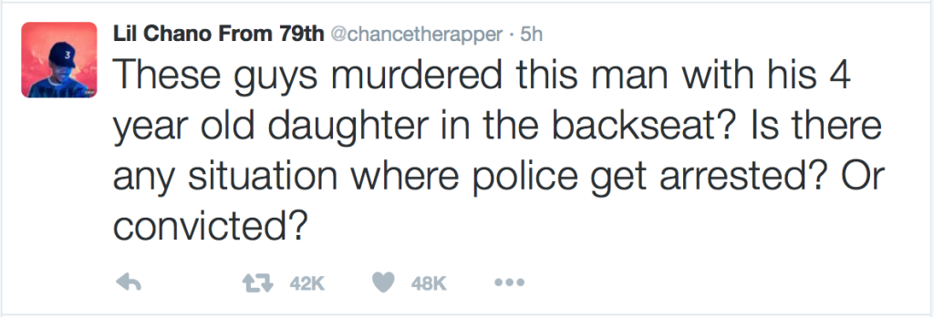 Chance The Rapper Speaks Out On Philando Castile Killing