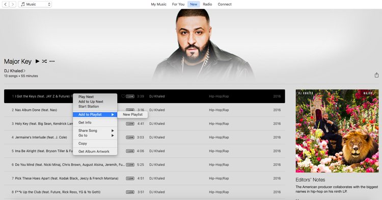 DJ Khaled iTunes Korea