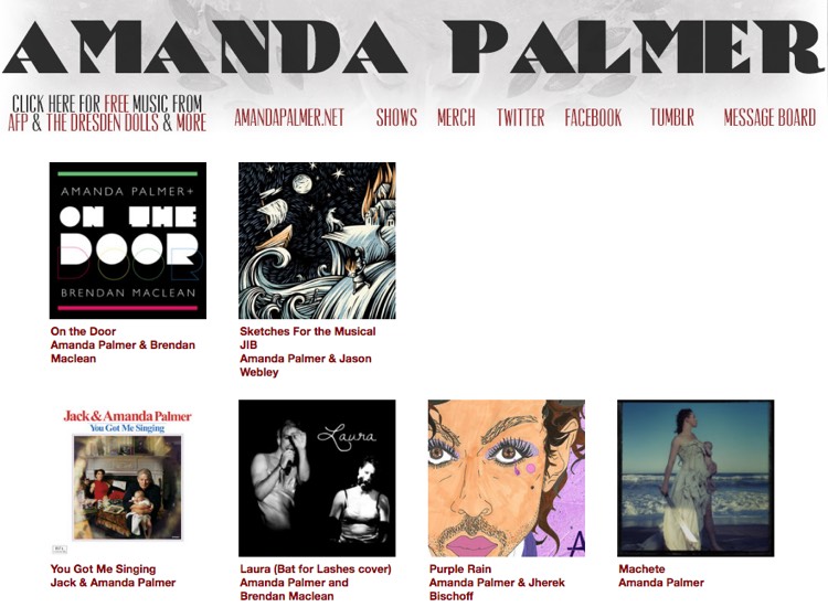 amandapalmer1_bandcamp_howtomakeawebsite