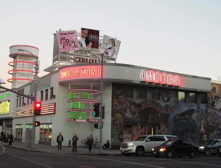 Amoeba Music at Dusk