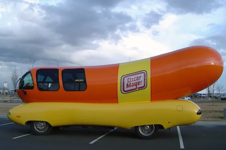The Oscar Mayer Wiener Song, sung by millions of Americans.