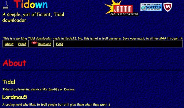 TiDown Downloader Campy Site