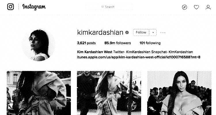 Kim Kardashian: Gone from Instagram
