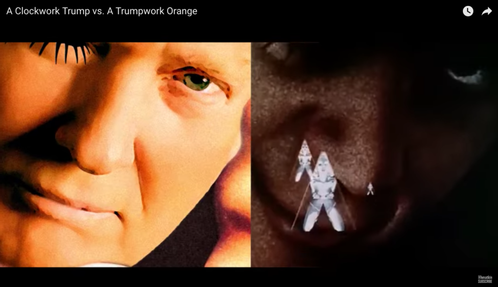 Donald Trump Parody, 'A Clockwork Trump vs. A Trumpwork Orange'