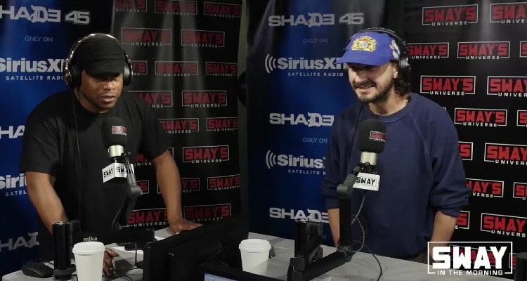 Shia LaBeouf Shatters Five Fingers of Death at Sway in the Morning