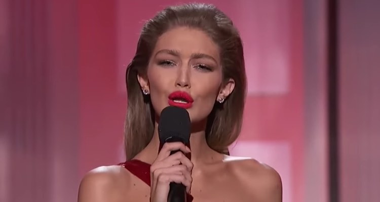 Gigi Haddad Lampooning Melania Trump at the AMAs. Will the Grammys be similar?
