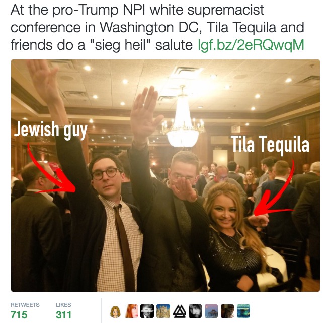 Searches for Tila Tequila Porn Surging After Neo-Nazi Meltdown