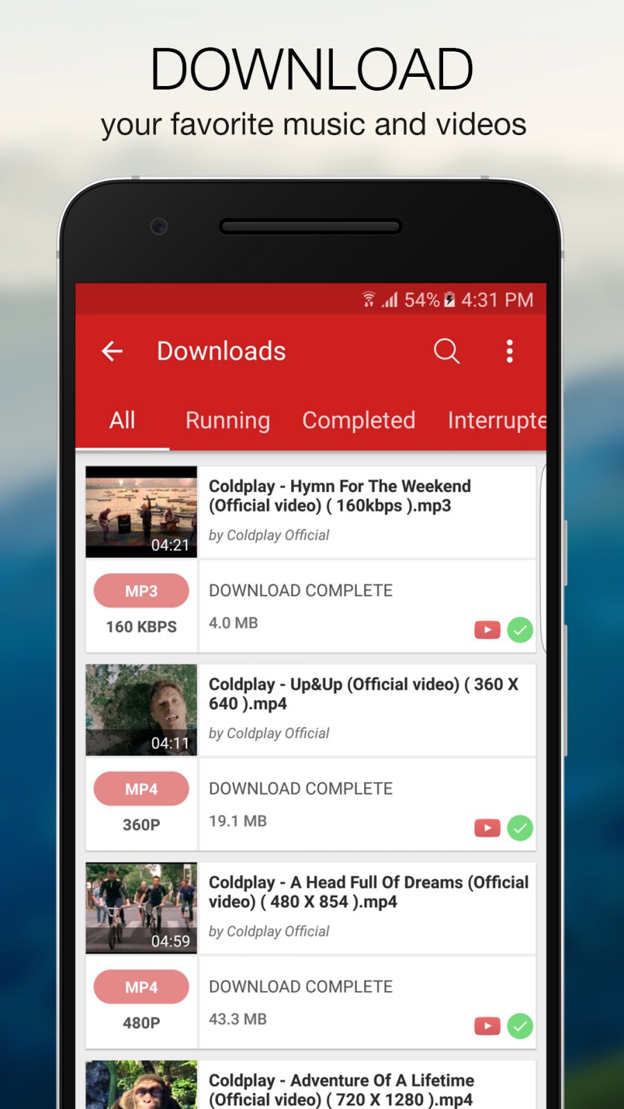 music downloader for android