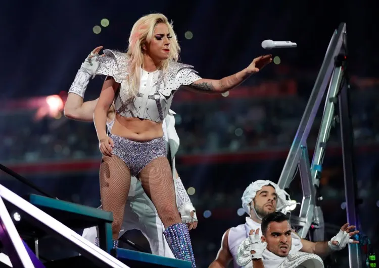 Lady Gaga at Super Bowl LI