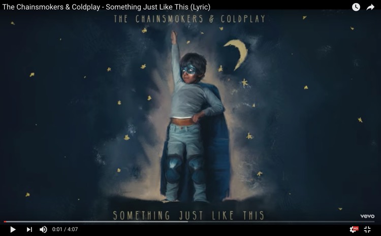 The Chainsmokers + Coldplay Just Smashed a YouTube Viewing Record With 'Something Just Like This' Lyric Video