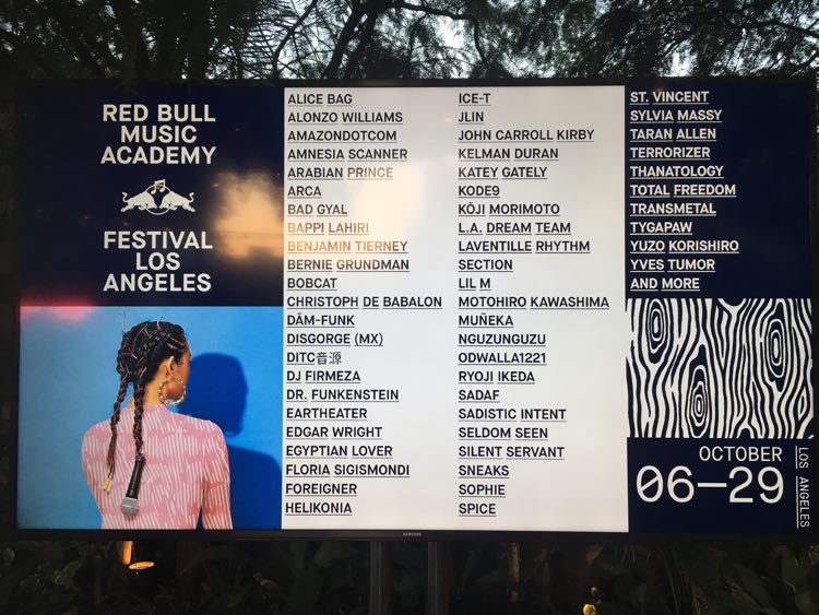 Red Bull Music Academy's upcoming Festival Los Angeles lineup
