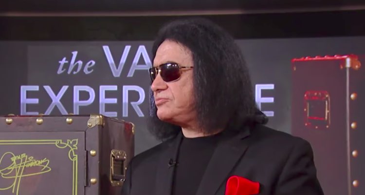 Gene Simmons promoting 'The Vault Experience' on Fox Business