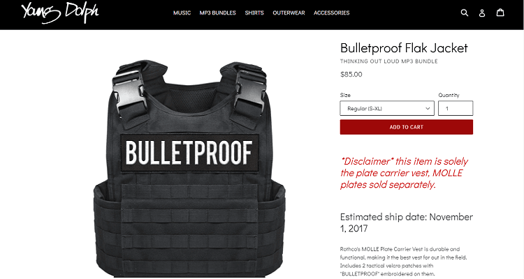 dESIGNER bULLETPROOF vESTS —