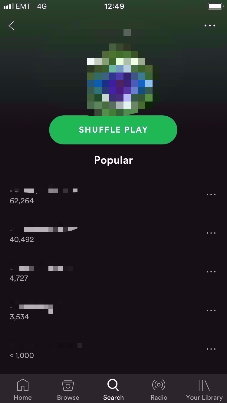 how much money do bands make on spotify