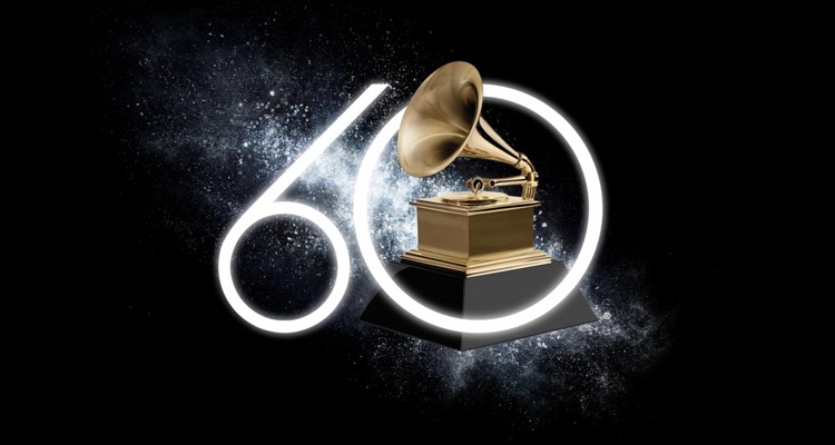 The Grammys 60th Anniversary Logo