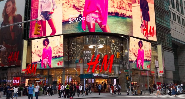 H&M location in New York, alleged site of the rampage