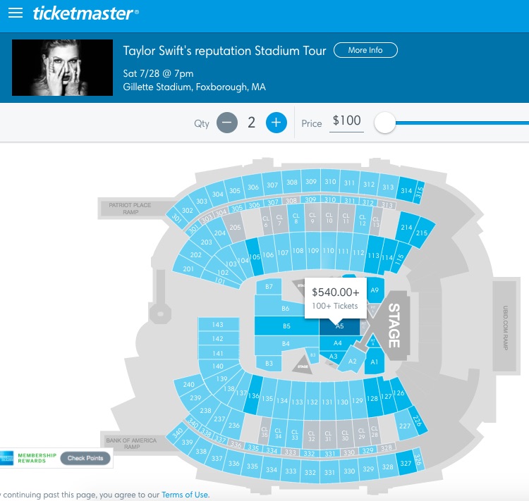 Taylor Swifts Reputation Tour Is A Flop Half Filled