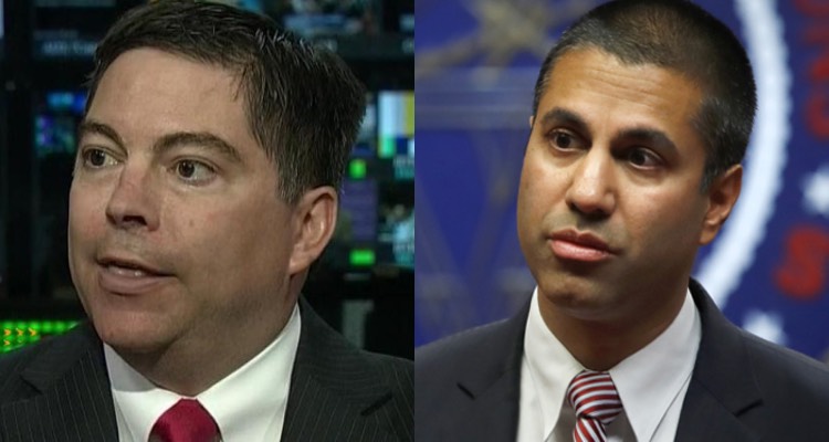 Is a federal payola investigation next? FCC commissioner Michael O'Rielly (l) and Chairman Ajit Pai (r)