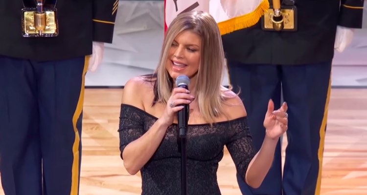 Fergie signs the National Anthem, NBA All-Star Game (Feb. 18th)