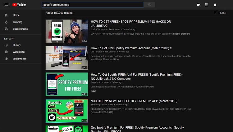 YouTube Taught Me How to Steal Spotify's Premium Subscription Service