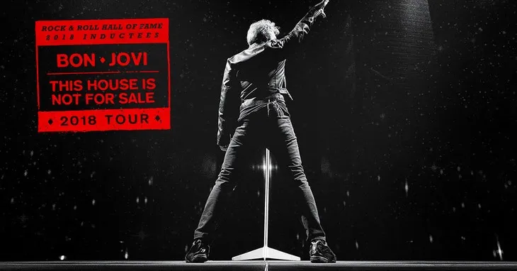 Bon Jovi 2018 Tour Poster