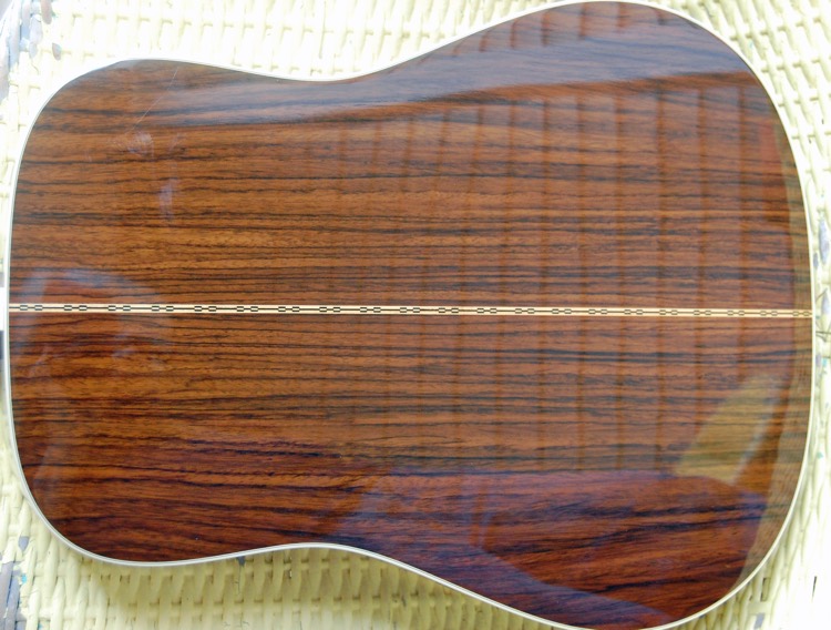 Back of a guitar body made with Rosewood (photo: Jud McCranie CC 3.0)