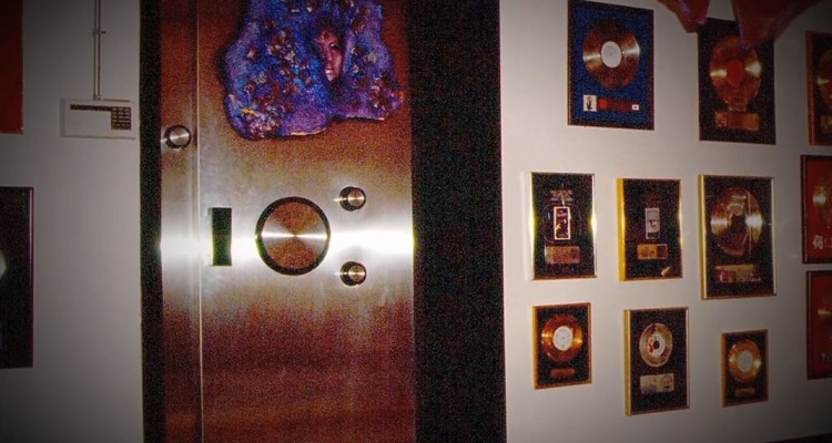 The door to Prince's bank vault of unreleased music in the basement of Paisley Park (photo: Carver County Sheriff’s Office)