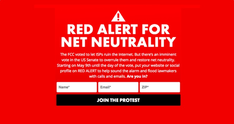 Red Alert of Net Neutrality Pop-Ups: Coming Soon!