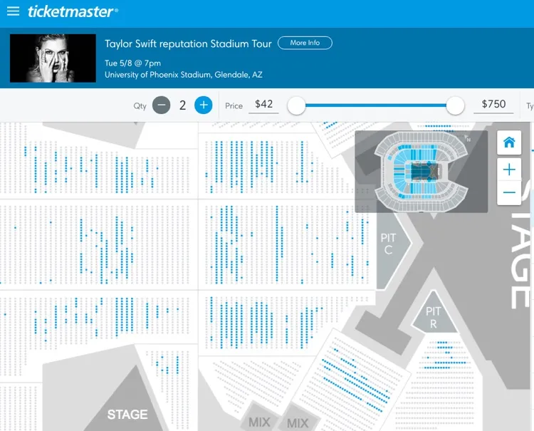 Taylor Swift Tickets Remain Unsold