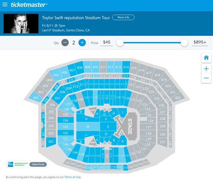 State Farm Taylor Swift Seating Chart