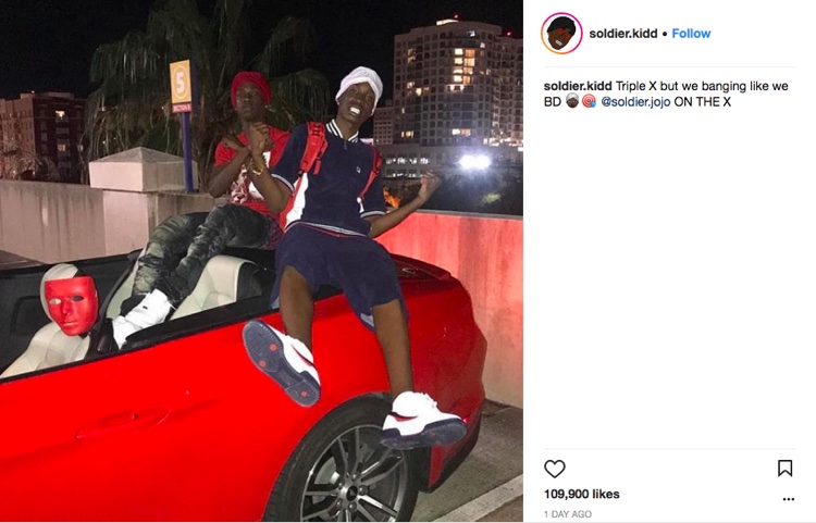 A suspicious Instagram post from Soldier Kidd, who is expected to be named a suspect in the murder of XXXTentacion.