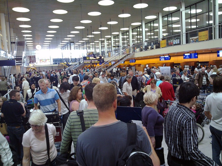 Scene at Copenhagen Airport
