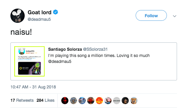 deadmau5 surprising a fan