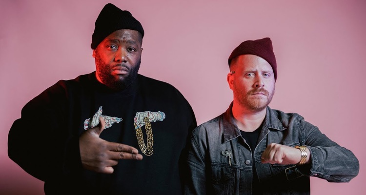 El-P (r) with Killer Mike (l), the duo that comprises Run the Jewels.