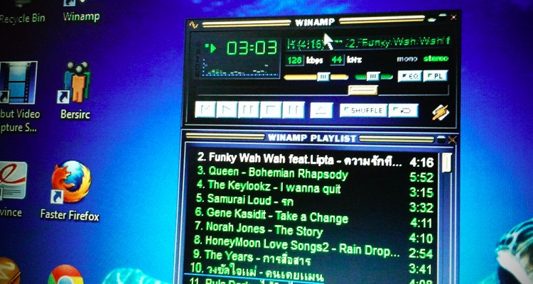 Winamp back in the day.