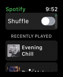 spotify not working apple watch